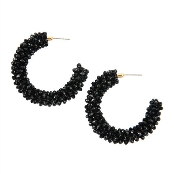 Riah Fashion Bohemian Beaded Statement Earrings | Walmart (US)