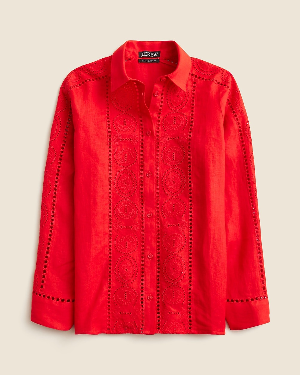Garçon classic shirt in eyelet linen | J. Crew US