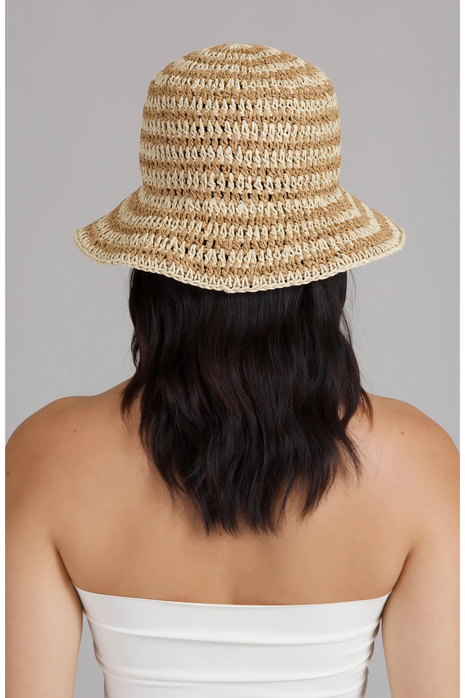 Jonah Crochet Straw Bucket Hat (Women) | Nordstrom | Nordstrom