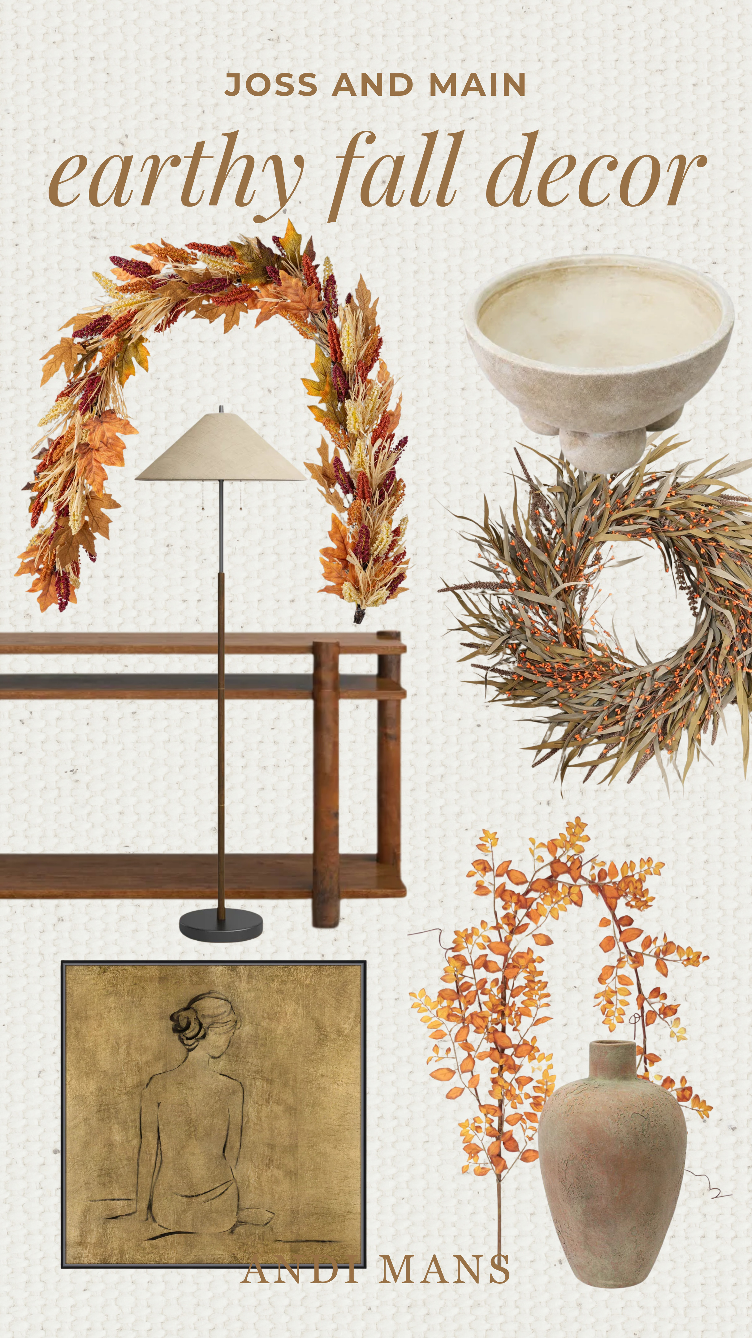 Earthy Joss & Main fall decor! Warm, cozy, neutral pieces to create an inviting home for the season.

#falldecor #neutralhomedecor #earthyhomedecor 
 

 #LTKSeasonal #LTKHome #LTKSaleAlert