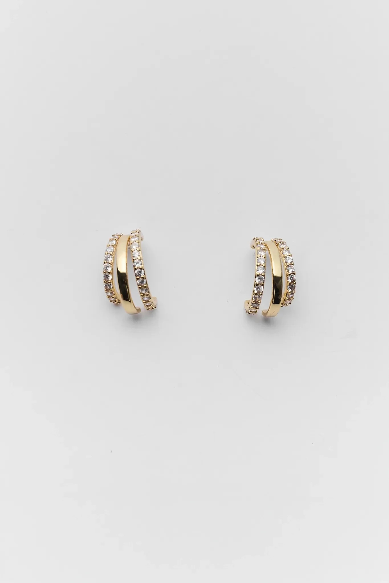 Lexi Rhinestone Hoop Earrings | Avara