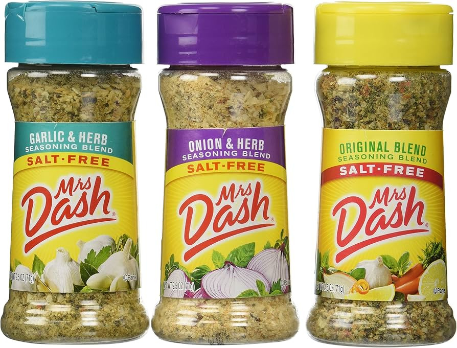 Mezclas de condimentos Mrs. Dash, en combo, todo natural, 2.5 onzas; original, cebolla y hierbas... | Amazon (US)