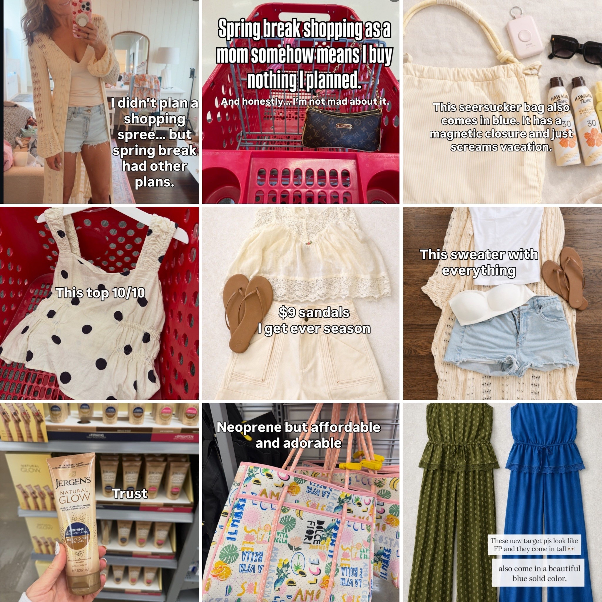 Spring break shopping as a mom somehow means I buy nothing I planned… but honestly these were too good to leave behind. 🌸

So many cute finds this week that are perfect for spring break, travel days, and easy outfits.


Make sure you’re following me so the message comes through.

You can also find everything:
• in my LTK (EmilyUnscripted)
• link in bio
• stories

#targetstyle #targetfinds #lookforless #springbreakstyle #momstyle