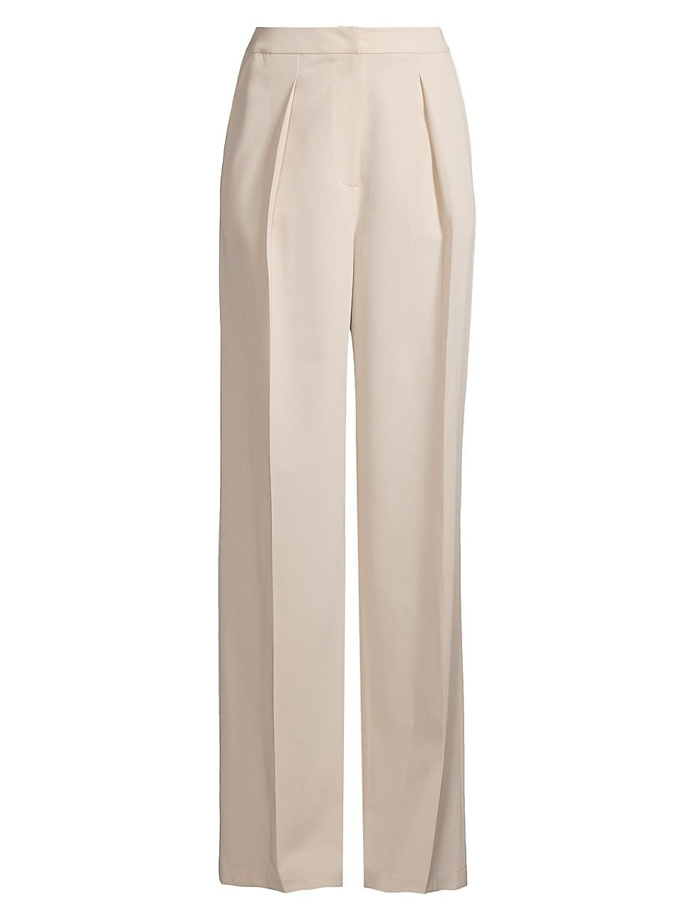 Women's Wide-Leg Tailored Pants - Biscotti - Size Large | Saks Fifth Avenue