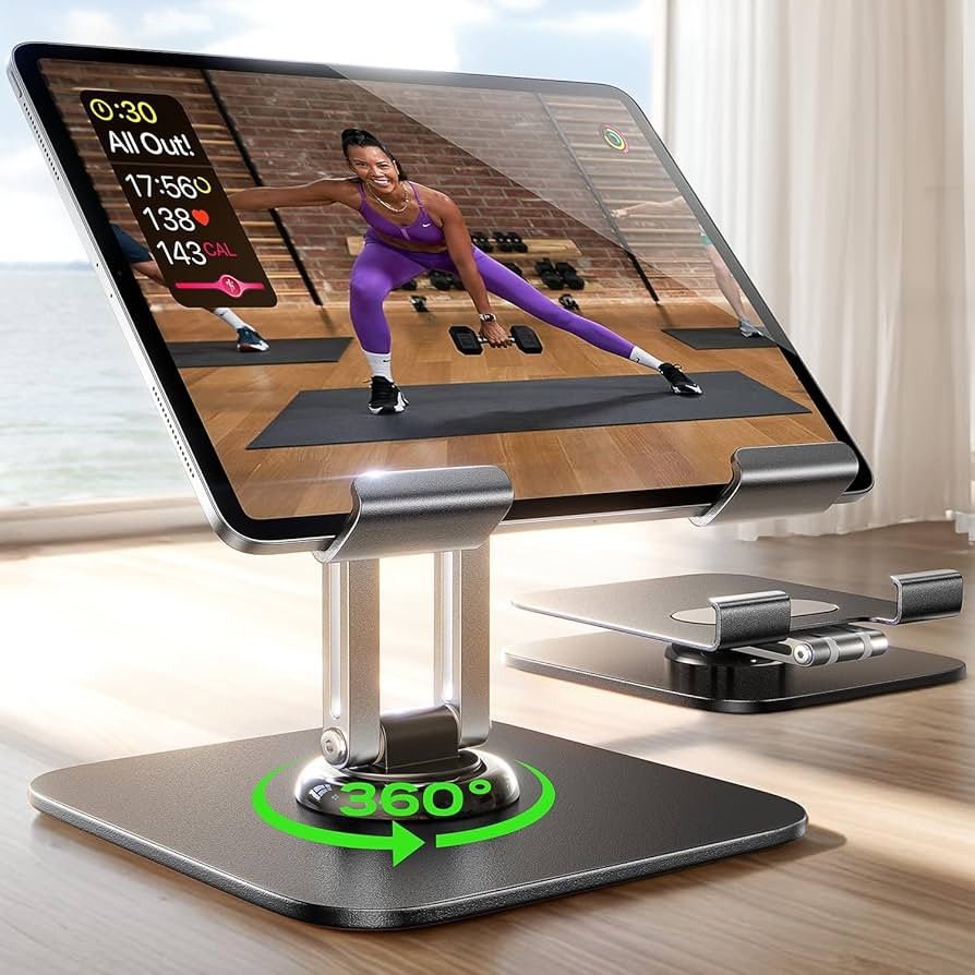 LISEN for iPad Stand Holder Adjustable Tablet Stand for Desk, 2026 for iPad Accessories Rotating ... | Amazon (US)