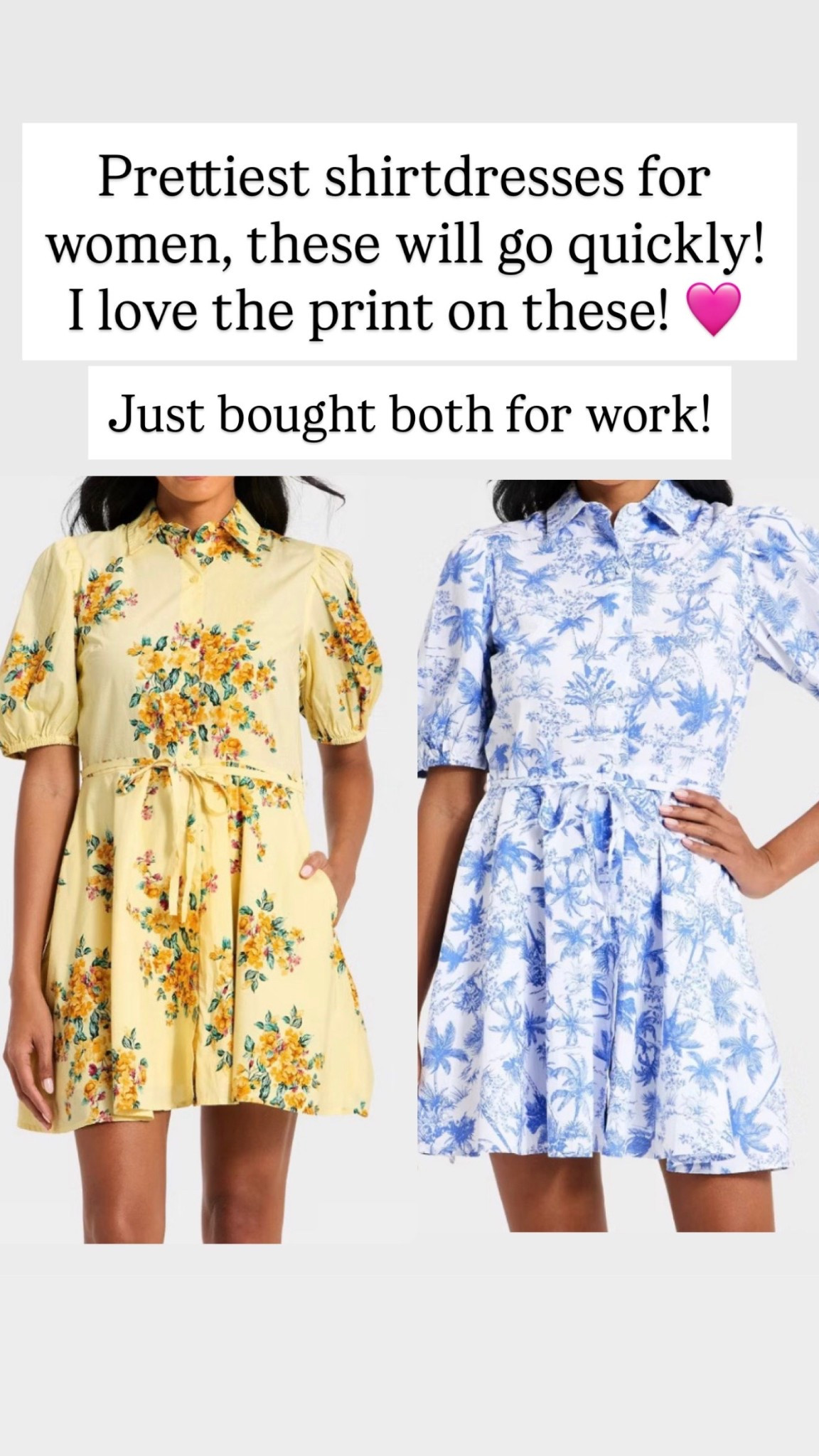 Prettiest shirtdresses for spring and summer 

#LTKgrwm #LTKootd