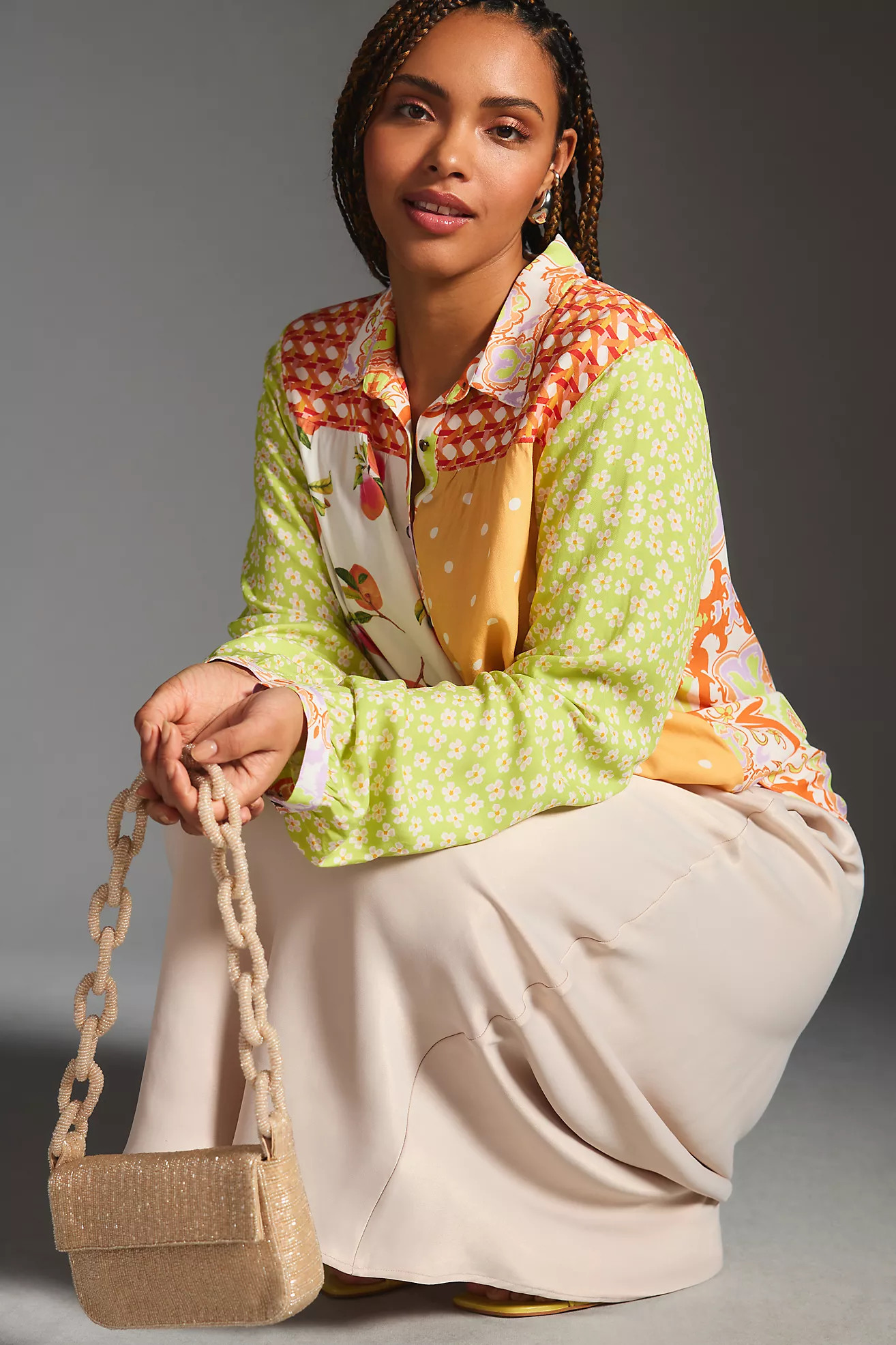 The Paz Buttondown Shirt by Maeve | Anthropologie (US)