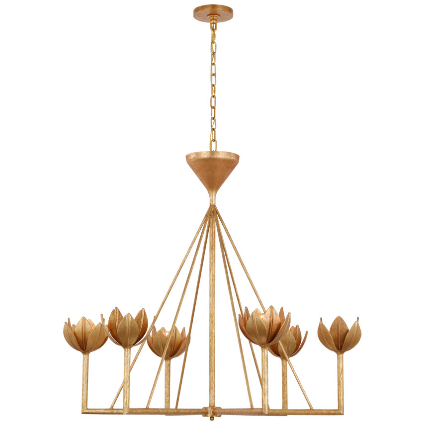Alberto Large Low Ceiling Chandelier | Visual Comfort