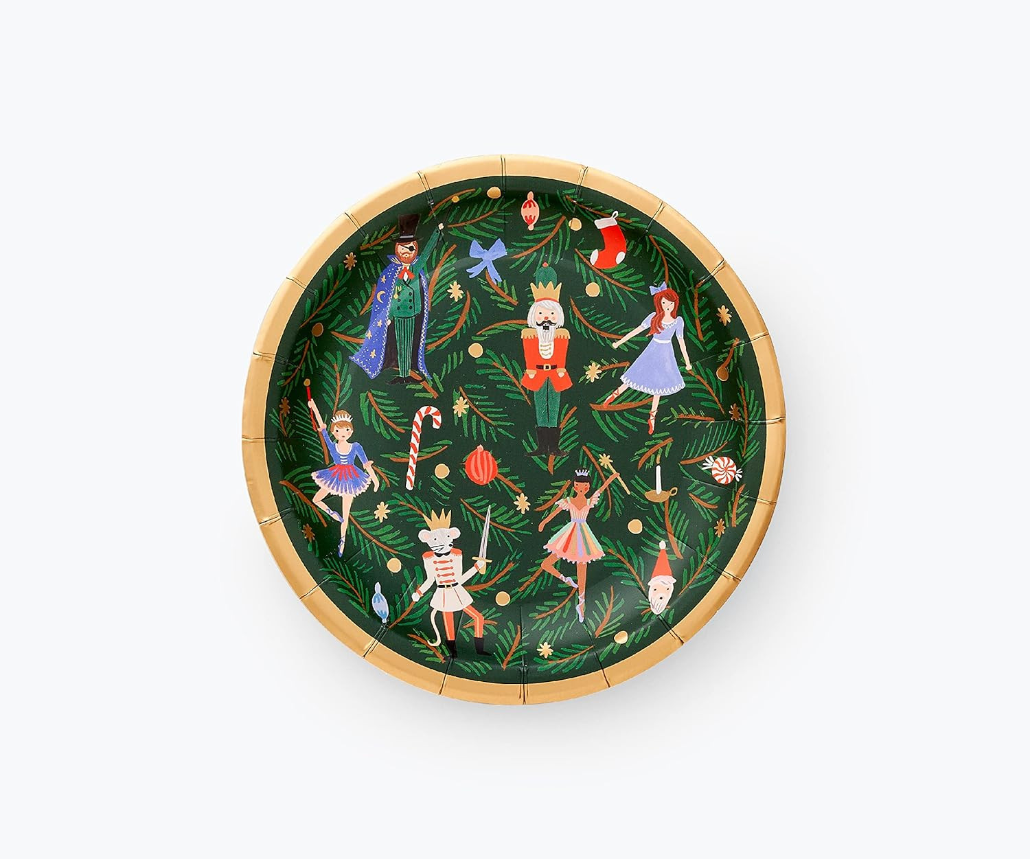 Amazon.com: Rifle Paper Co. Nutcracker Small Plates, Set of 10 Paper Plates, Printed in Full Colo... | Amazon (US)