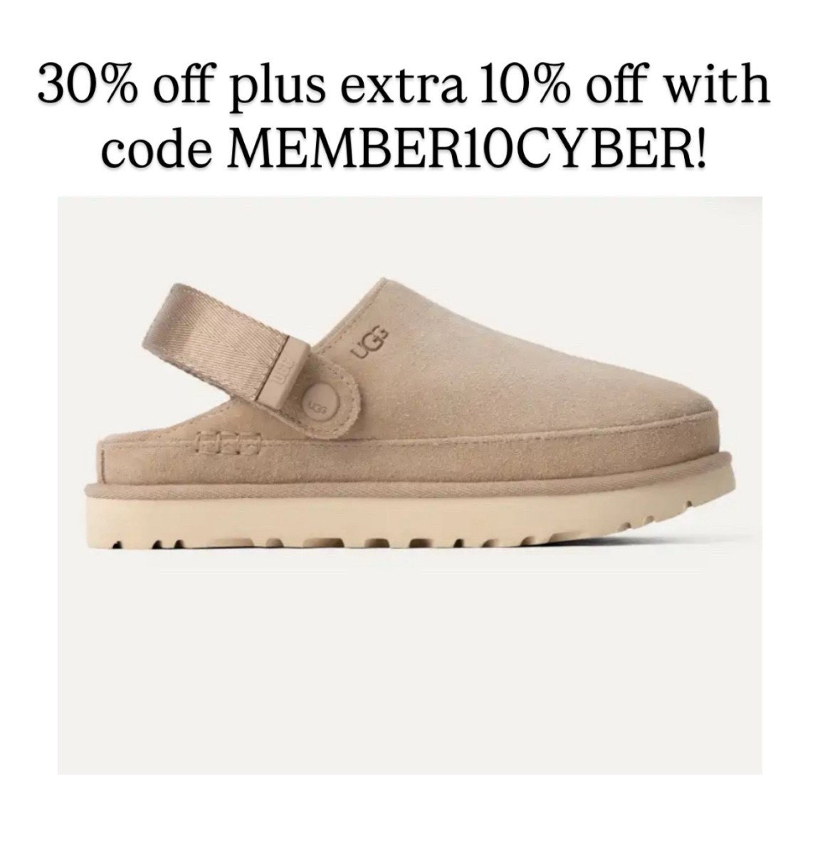 Ugg clog slippers on sale 

40% off 

#LTKSaleAlert #LTKCyberWeek #LTKGiftGuide