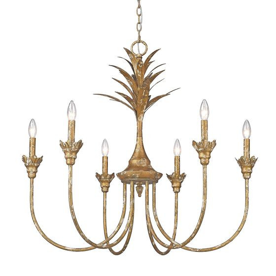 Lillianne 34 Inch Chandelier by Golden Lighting | 1800 Lighting