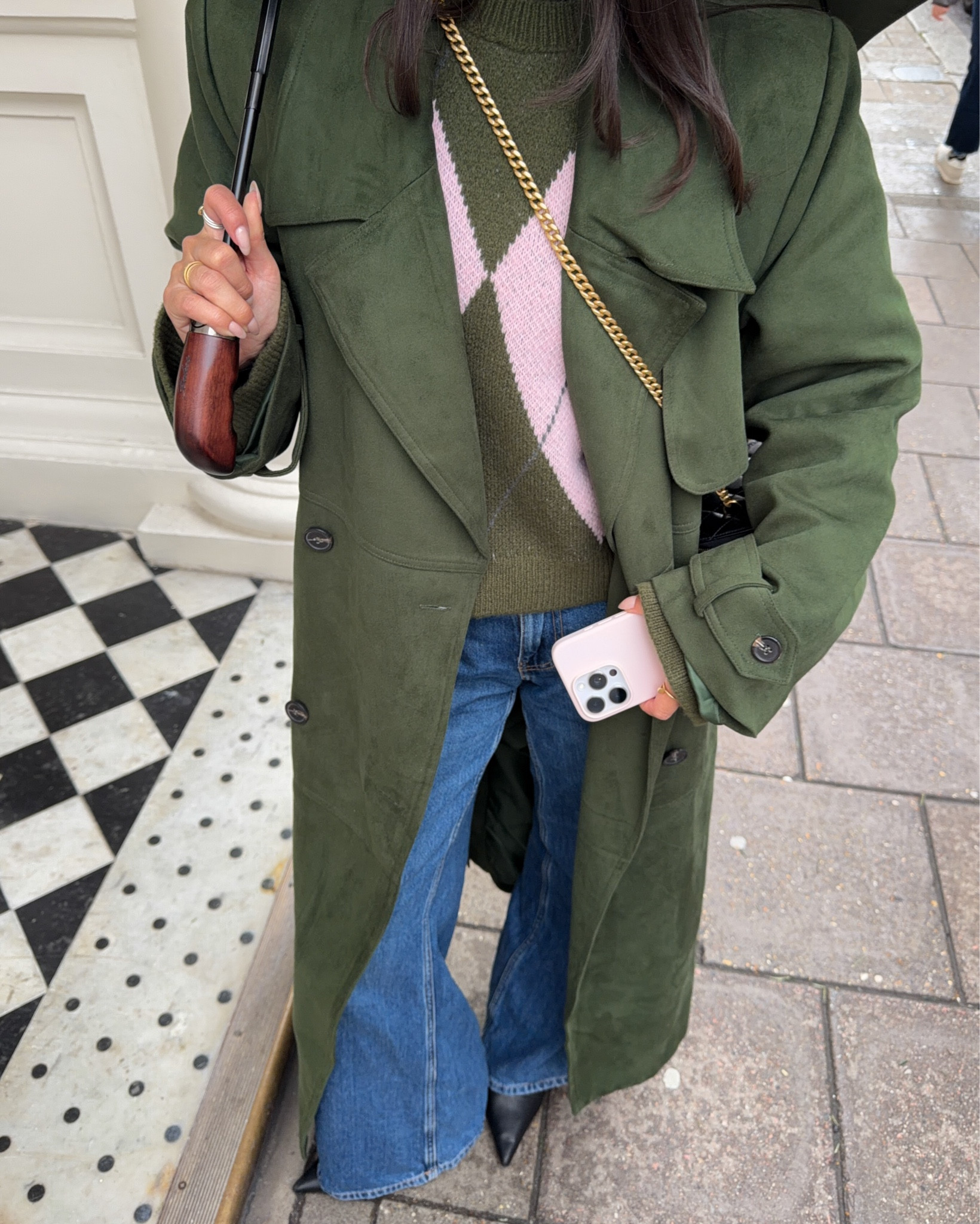 Argyle jumper & jeans details

#LTKeurope #LTKuk #LTKwinter