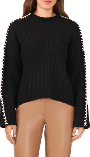 Halogen® Contrast Stitch Sweater | Nordstrom | Nordstrom