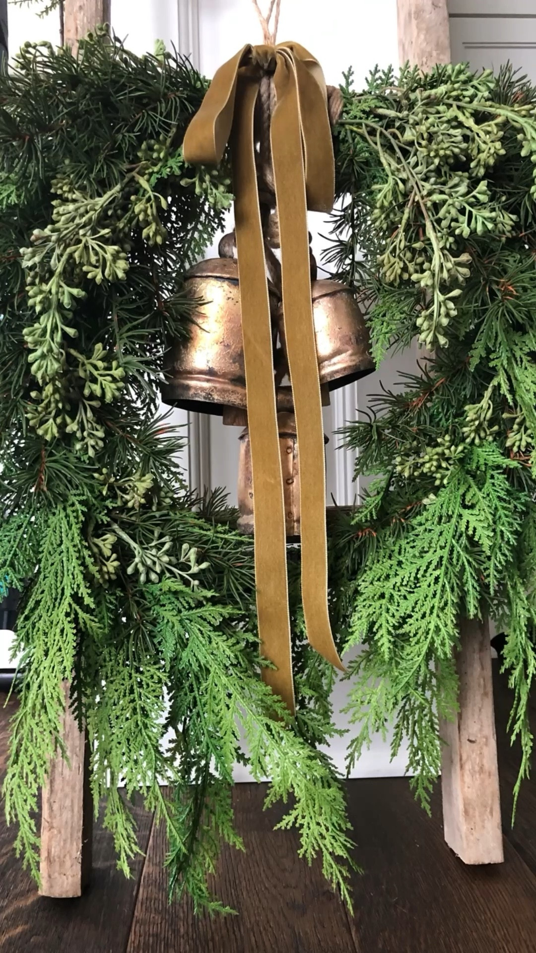 Do you struggle with adding bells and bows to your holiday wreaths? Here’s my method to get those bells to hang just right. And an easy hack for a clean, pretty bow. This is one of my favorite wreaths. Love the mixed greenery and fun shape. Available in two sizes and on sale—mine is the smaller one. 

#LTKSaleAlert #LTKSeasonal #LTKHoliday