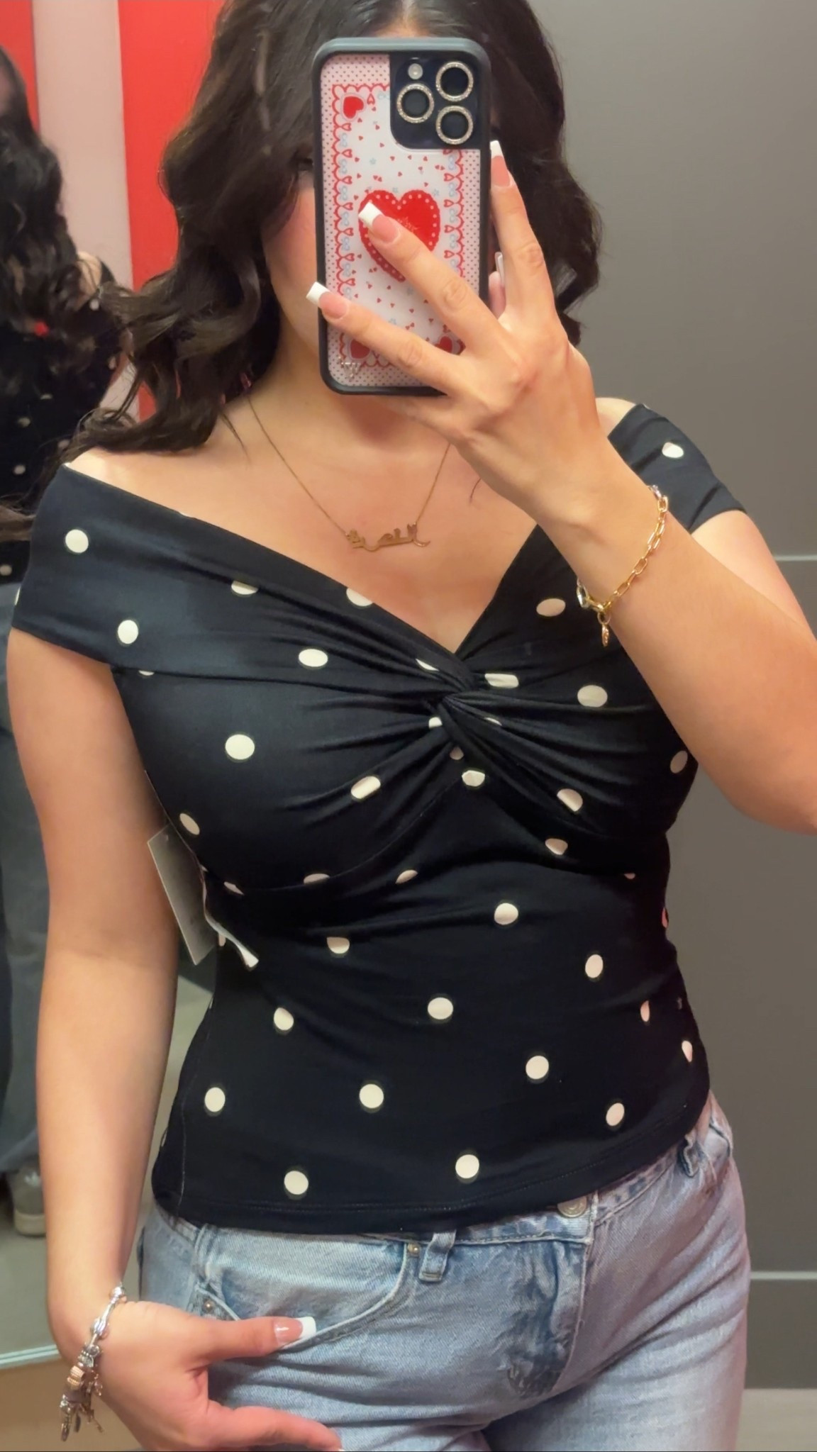 cutest spring polka dot top! 

#LTKootd
