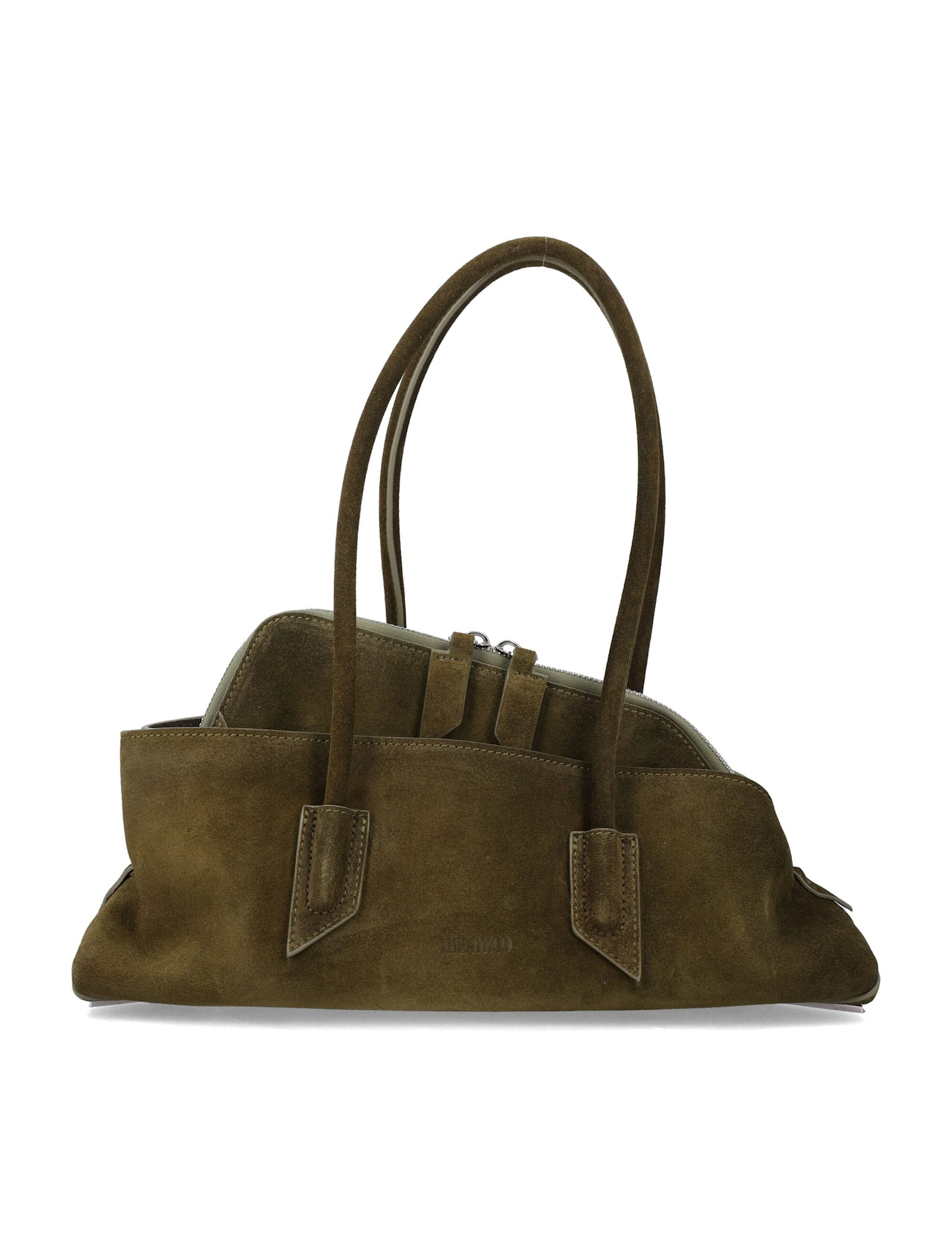 The Attico Suede Leather Asymmetric La Passeggiata Tote Bag | Italist.com US