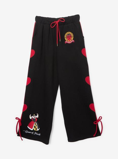 Disney Alice in Wonderland Queen of Hearts Red Rose Society Women's Plus Size Sweatpants - BoxLun... | BoxLunch