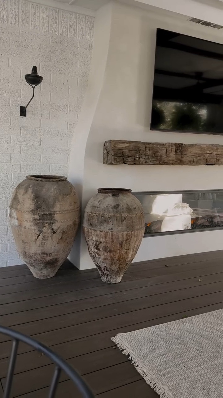 New vintage pieces!!! Limestone trough is going to be a water feature! 

#LTKHome #LTKVideo