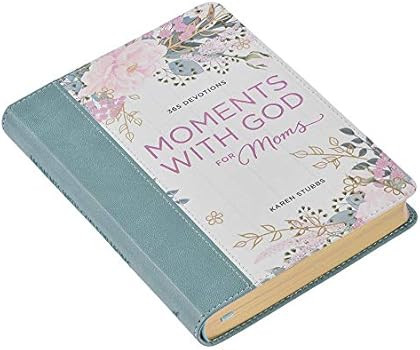 Moments With God For Moms Faux Leather Daily Devotional, 365 Devotions for Mothers | Amazon (US)