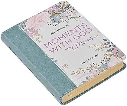 Moments With God For Moms Faux Leather Daily Devotional, 365 Devotions for Mothers | Amazon (US)