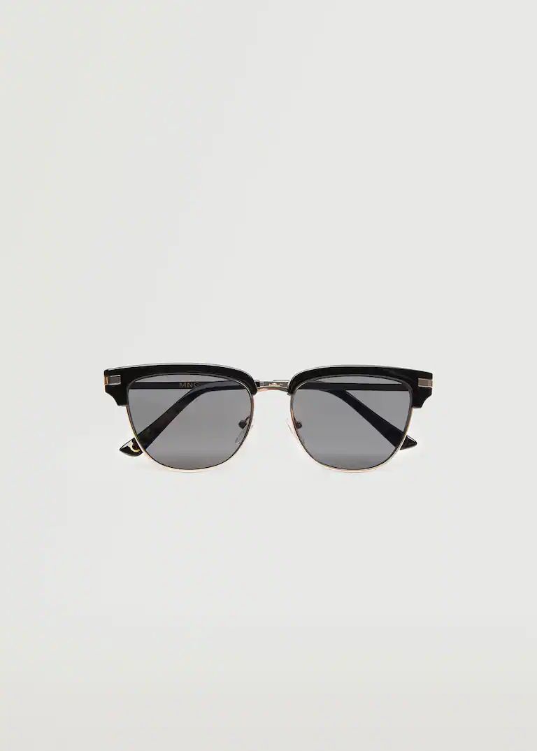 Metallic frame sunglasses | MANGO (US)