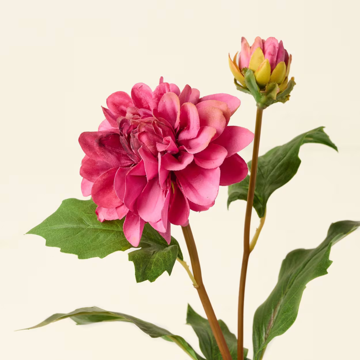 Real Touch Mini Dahlia Stem | Magnolia