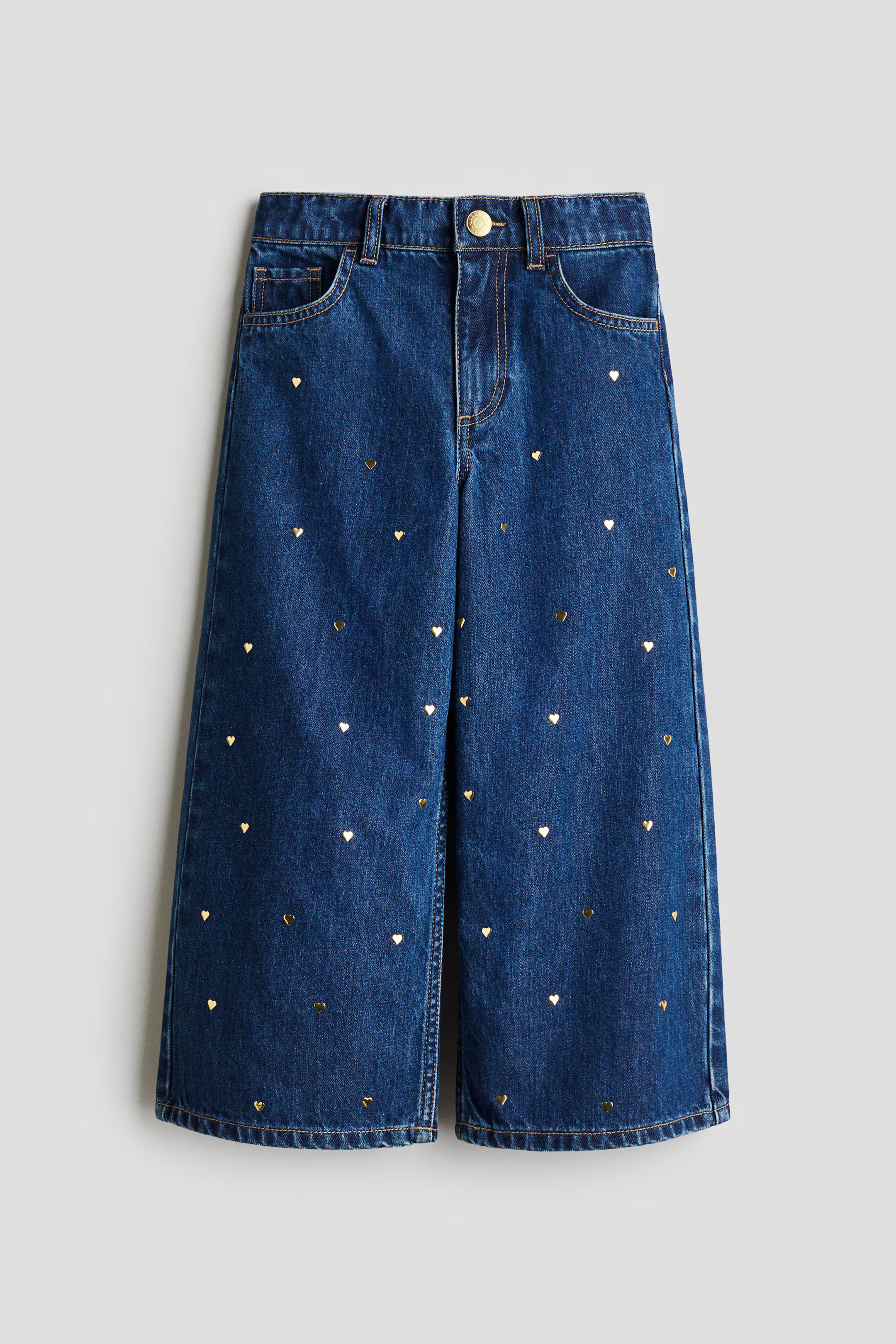 Motif-Detail Wide Leg Jeans | H&M (US + CA)