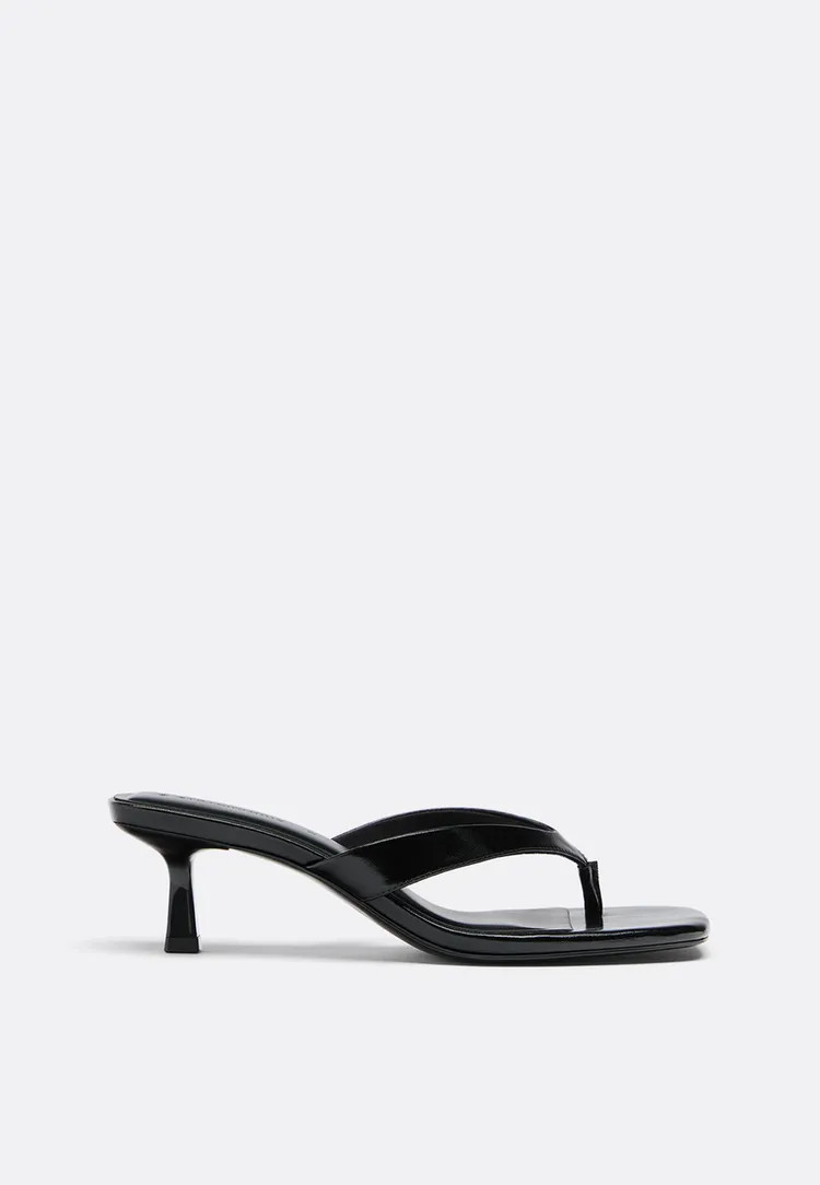 Thong heeled sandals - Women's fashion | Stradivarius United Kingdom | Stradivarius (UK)