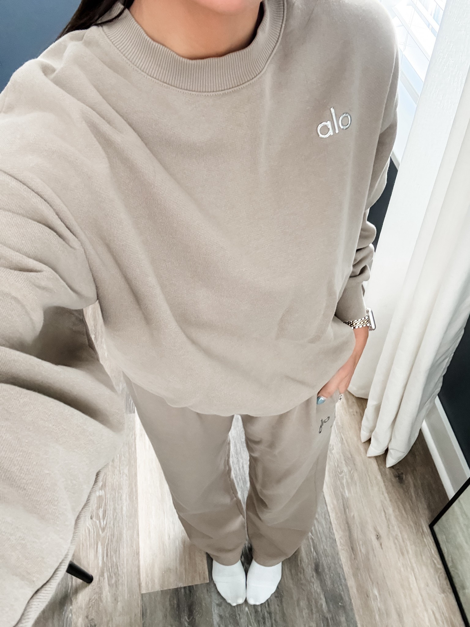 Wearing a XS in both top & bottom. 

casual | lounge set | travel outfit

#LTKMidsize #LTKootd #LTKFindsUnder100