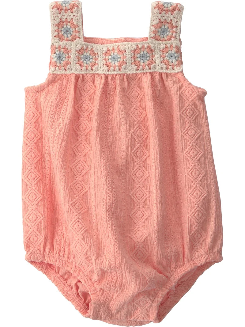 Carter's Child of Mine Baby Girl Romper Bubble, Sizes 0/3-24 Months | Walmart (US)