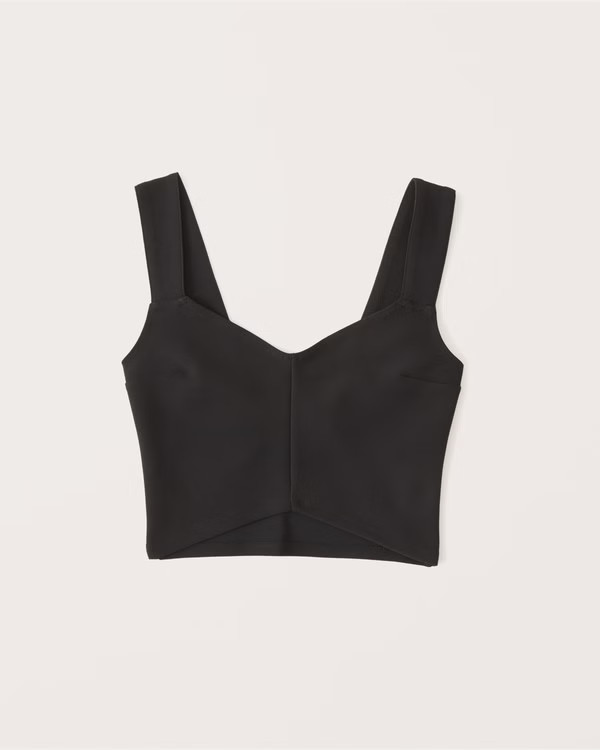 Wide Strap Tailored Set Top | Abercrombie & Fitch (US)
