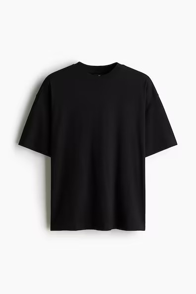H & M - Oversized Fit T-shirt - Black | H&M (US + CA)