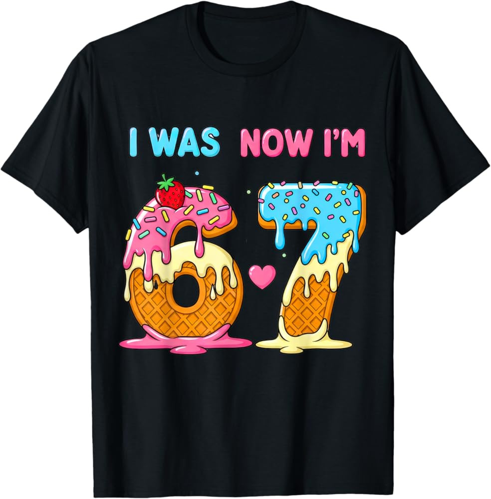 I was Six Now I'm Seven T-Shirt | Amazon (US)