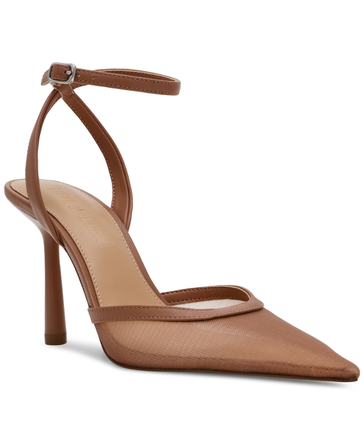 Steve Madden Women's Alliance Mesh Two-Piece Pumps - Mocha Mesh | Macy's