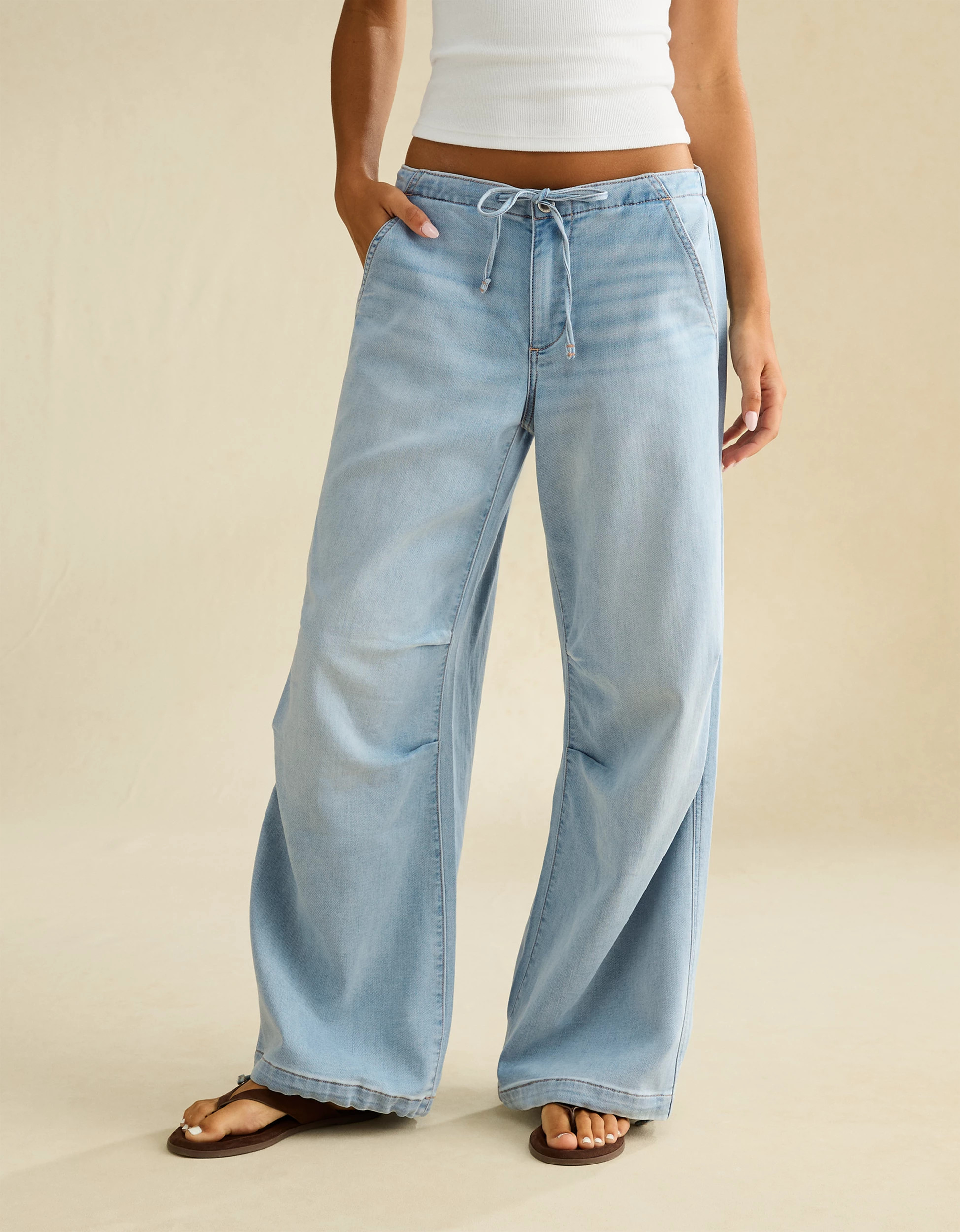 AE Low-Rise Cozy Baggy Jean | American Eagle Outfitters (US & CA)