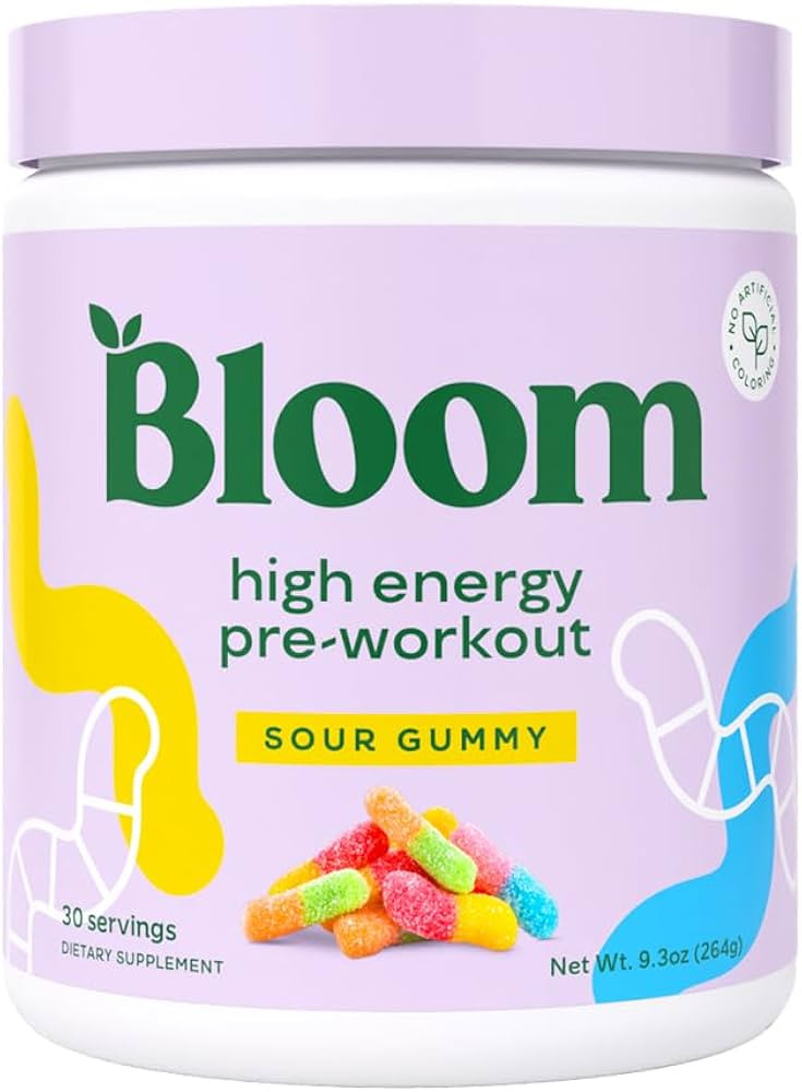 Bloom Nutrition High Energy Pre Workout Powder, Amino Energy with Beta Alanine, Ginseng & L Tyros... | Amazon (US)
