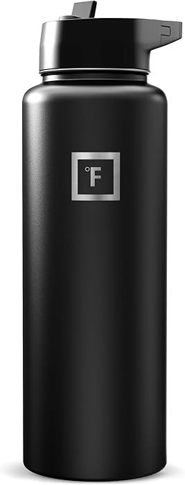IRON °FLASK Camping & Hiking Hydration Flask with Straw, Wide Mouth Insulated Stainless Steel Sp... | Amazon (US)