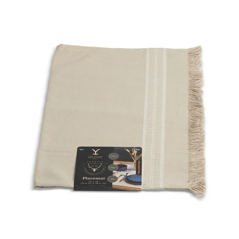 Yellowstone Kitchen Table Placemat Border Stripe, John Collection - Walmart.com | Walmart (US)