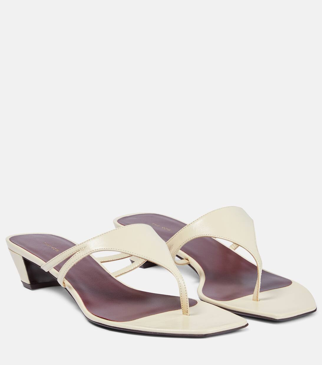 Sandalen aus Leder | Mytheresa (DACH)