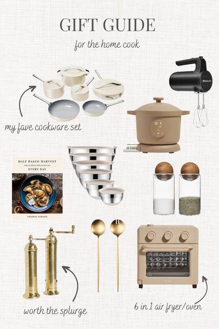 Gift guide for the home cook. Holiday gifts for the home cook. Christmas gift guide 

#LTKGiftGuide #LTKhome #LTKHoliday