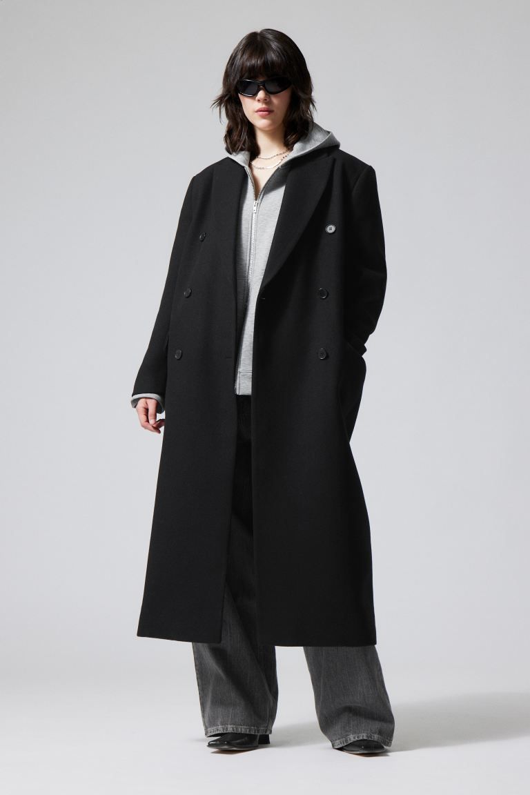 Alex Oversized Wool Blend Coat | H&M (UK, MY, IN, SG, PH, TW, HK)