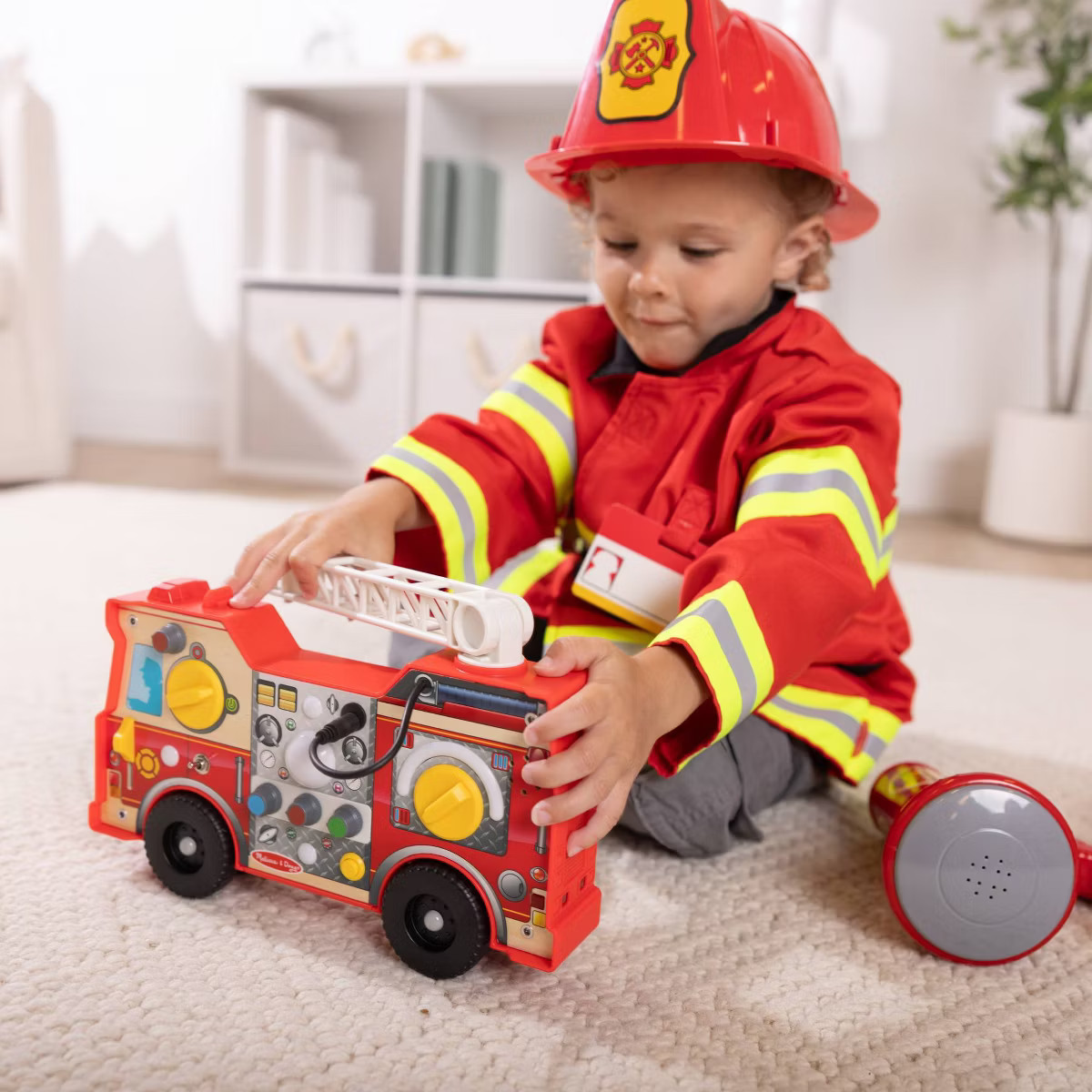 Melissa & Doug Lights & Sounds Fire Truck Activity Board | Target