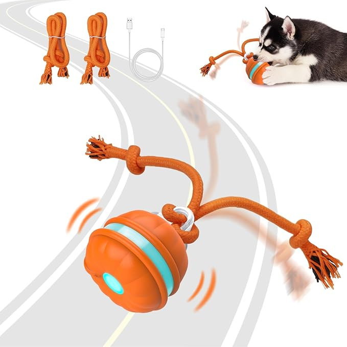 Interactive Dog Toys, Motion Activated Dog Ball, Automatic Rolling Ball Toys for Puppy/Small Dogs | Amazon (US)