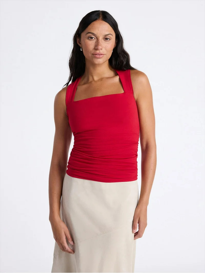 Time and Tru Women's Date Night Top, Size XS-XXXL | Walmart (US)