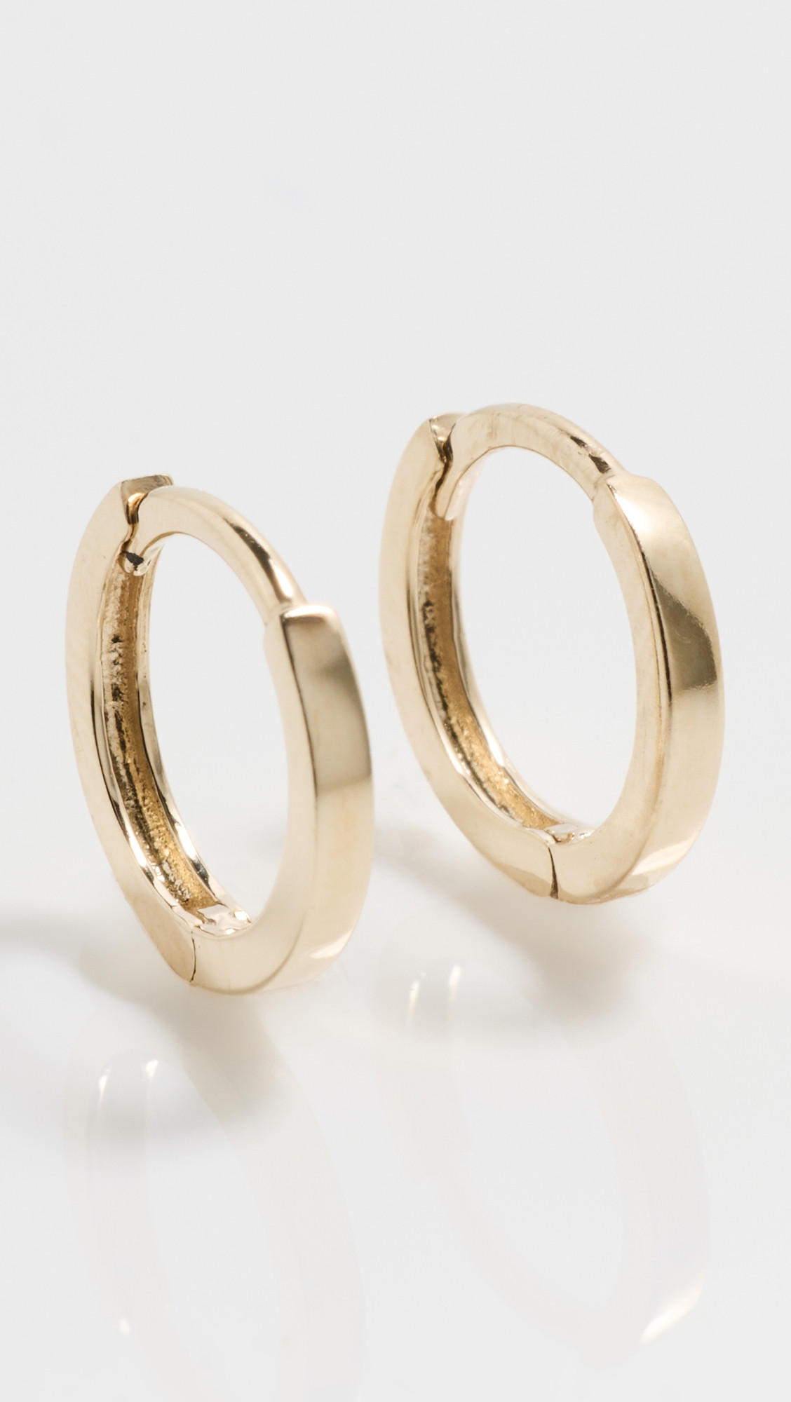 14k Petite Hoops - 14k Yellow Gold | Shopbop