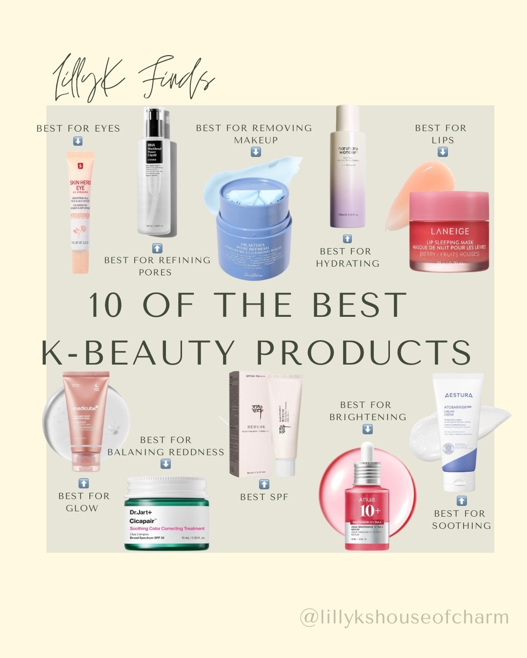 From lightweight sunscreens to glass-skin toners, these glossy textures and innovative formulas are the crème de la crème of Korean skincare. 
#kbeauty #skincare #flawlessskin 

#LTKFindsUnder50 #LTKBeauty