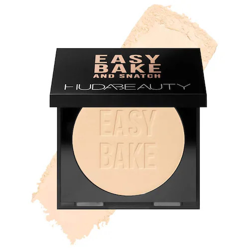 Easy Bake and Snatch Pressed Talc-Free Brightening and Setting Powder - HUDA BEAUTY | Sephora | Sephora (US)