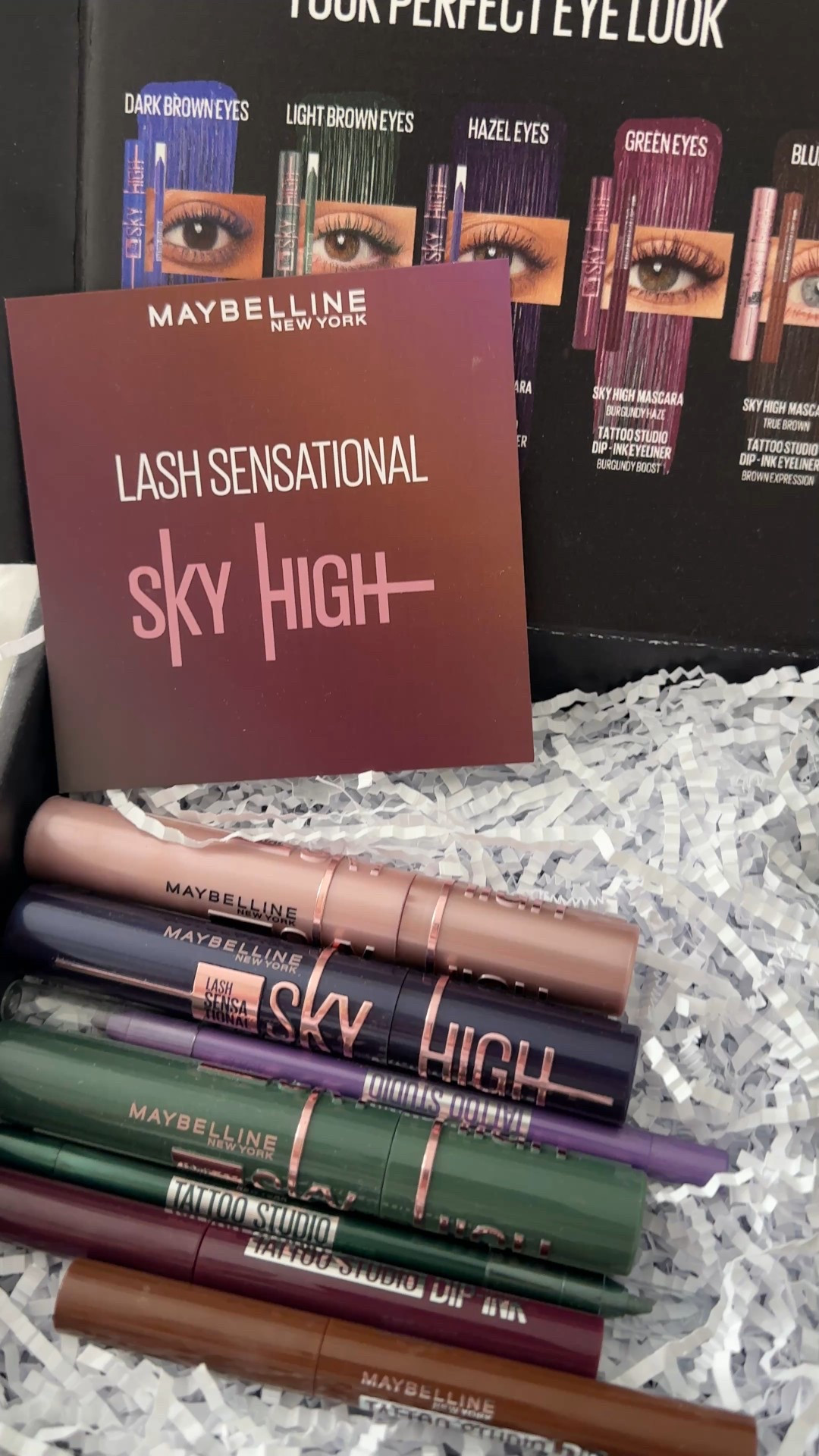 Drugstore beauty for the perfect I look! Maybelline, lash sensational sky, high mascara, Maybelline, tattoo, studio dip, ink, eyeliner, Maybelline, tattoo, studio, sharpen gel, eye, pencils. 
These would make the perfect stocking stuffer for the beauty lover!

#LTKFindsUnder50 #LTKBeauty