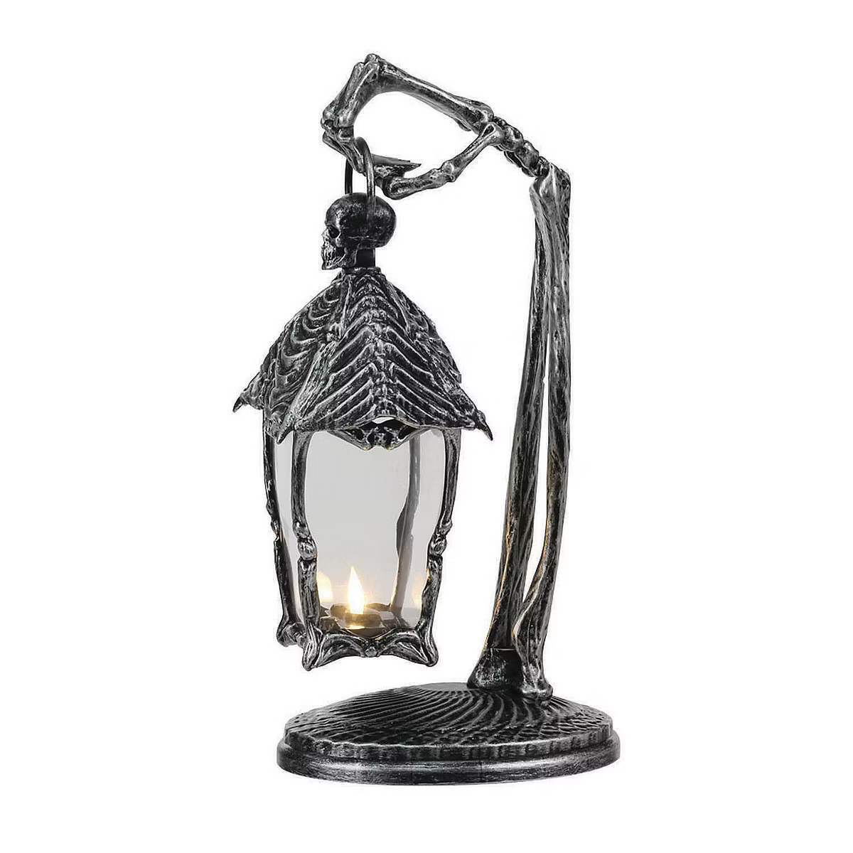 Seasons USA Skeleton Crew Lantern Halloween Decoration - 17 in x 6.25 in x 8.5 in - Black | Target