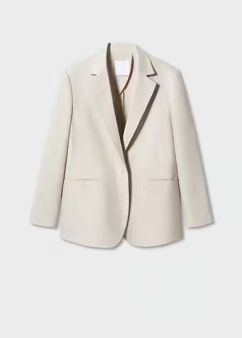 Linen blazer suit -  Women | Mango United Kingdom | MANGO (UK)